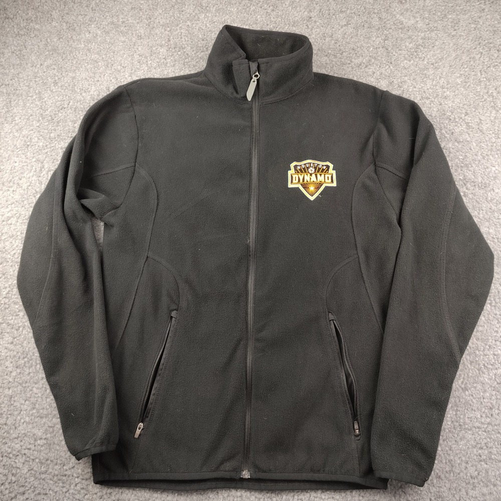 Houston Dynamo Jacket Mens Small Black MLS Soccer‎ Antigua Football
